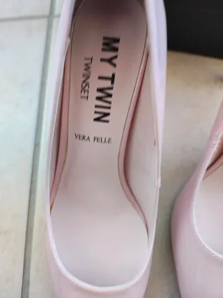 Twinset Scarpe Décolleté Rosa/Beige