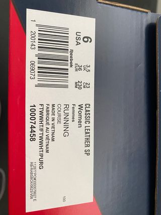 Reebok Classic Leather SP Mujer Blancas Talla 36