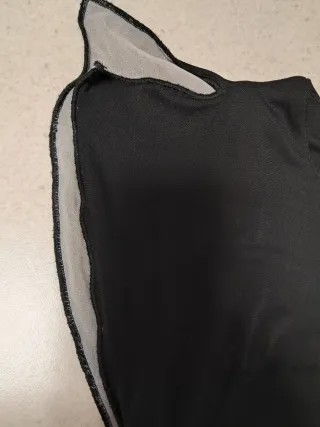 Abito Corte dei Gonzaga nero con dettagli sabbia