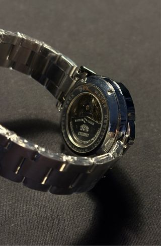 Orient Automatic Open Heart Azul Acero NUEVO