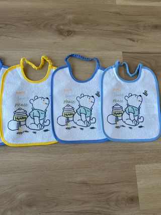 Lote 6 Baberos Winnie The Pooh