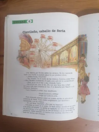Libro Lectura Senda 5 EGB SANTILLANA 1982