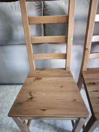 2 Sillas Comedor/Cocina Madera