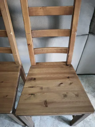 2 Sillas Comedor/Cocina Madera