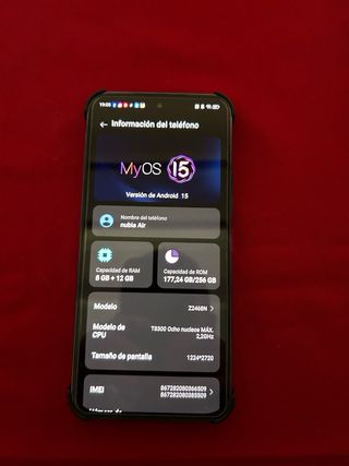 Smartphone Zte Nubia Air Negro