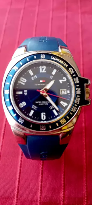 Reloj Tommy Hilfiger Azul y Plateado