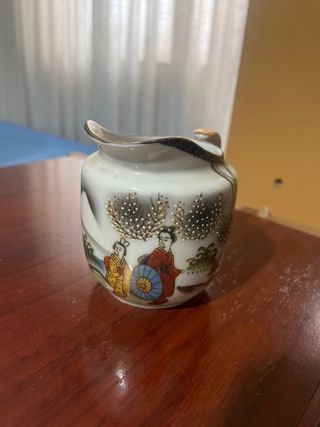 Juego de té japonés de porcelana