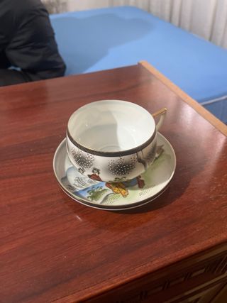Juego de té japonés de porcelana