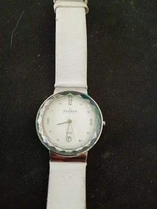 Orologio Skagen donna acciaio e quadrante bianco