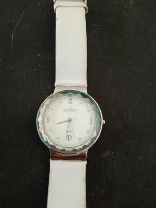 Orologio Skagen donna acciaio e quadrante bianco