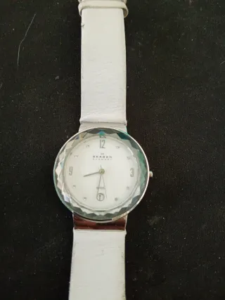 Orologio Skagen donna acciaio e quadrante bianco