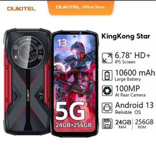Cubot KingKong Star 5G 256GB 24GB RAM Negro/Rojo