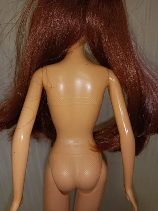 Barbie con capelli lunghi rosa