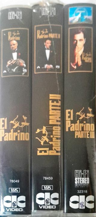 El Padrino TRILOGIA VHS Precintado.