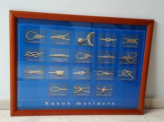 Cuadro Nudos Marineros con Cuerda