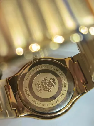 Reloj Racer Caballero Dorado