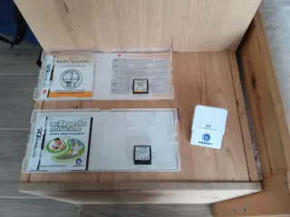 Nintendo DS Lite Negra + Juegos y Accesorios