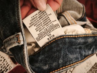 Jeans donna vita alta bottoni gioiello