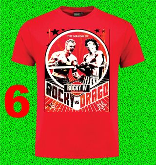 1 - ROCKY BALBOA CAMISETA BOXEO STALLONE TEXTALLA