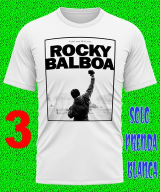 1 - ROCKY BALBOA CAMISETA BOXEO STALLONE TEXTALLA