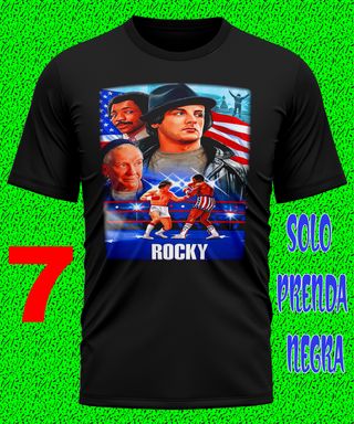 1 - ROCKY BALBOA CAMISETA BOXEO STALLONE TEXTALLA