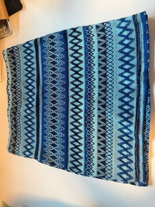 Conjunto Verano Falda y Top Estampado Azul