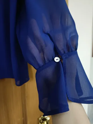 Blusa azul talla S