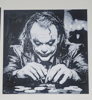Cuadro 3D relieve Joker