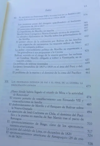España en la independencia de América.