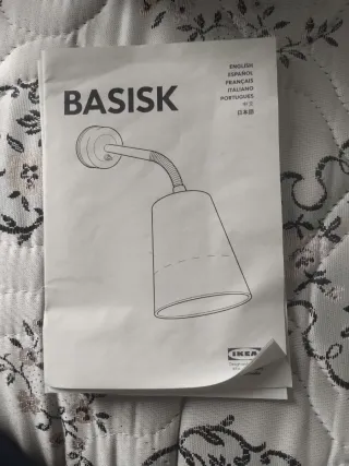 Lámpara de pared IKEA BASISK