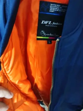 Chaqueta Bomber Azul Marino Talla L