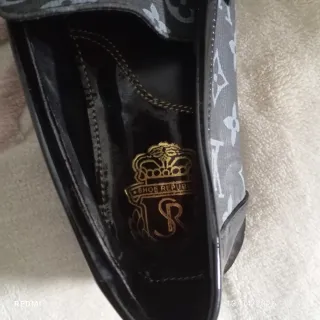 Zapatos Louis Vuitton Monogram Negro/Gris