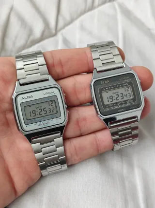 Pareja de relojes Alba(Seiko) Vintage. Perfectos.
