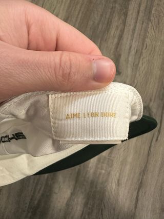Boné Aimé Leon Dore Porsche Branco e Verde