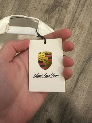 Boné Aimé Leon Dore Porsche Branco e Verde