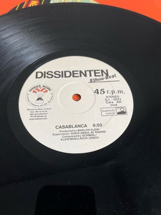 Vinilo Dissidenten Fata Morgana 45 R.P.M