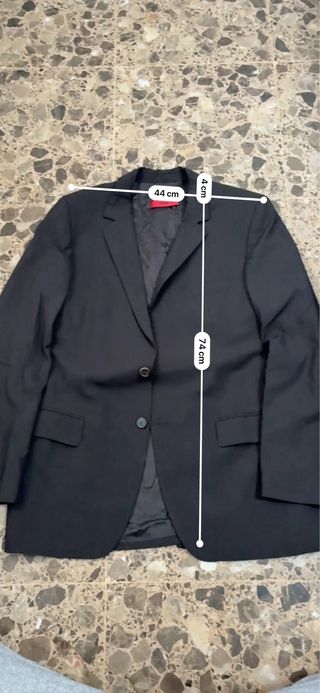Traje Hugo Boss Negro Talla L Hombre