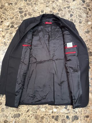 Traje Hugo Boss Negro Talla L Hombre