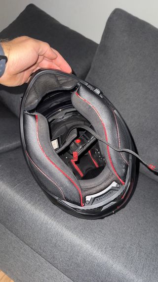 Casco HJC F70 Negro y Rojo