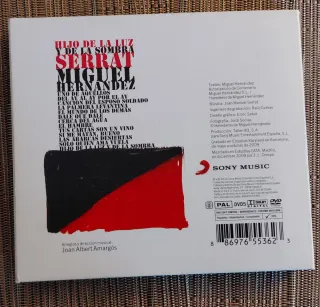 CD Serrat - Hijo de la Luz y de la Sombra