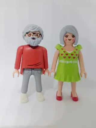 Playmobil Pareja Ancianos abuelitos