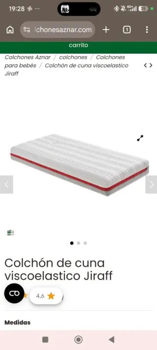 Colchón cuna My Baby Mattress