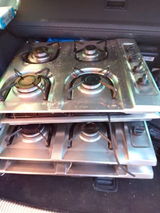 Encimeras de gas Teka 4 fuegos 5 unidades 1x35€