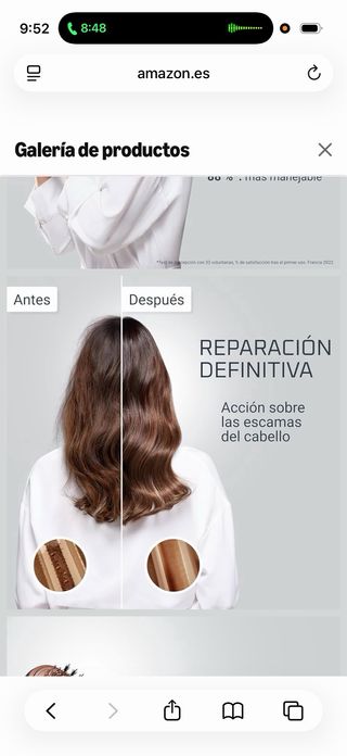 Cepillo Reparador Rowenta Hair Therapist