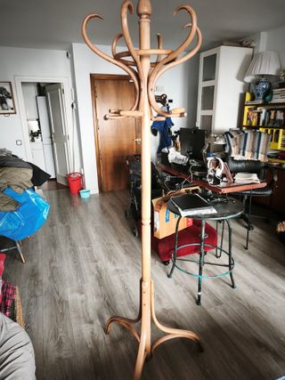 Perchero Thonet Madera Antiguo Restaurado
