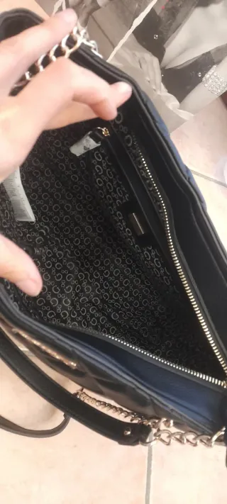 Borsa Guess Nera Trapuntata