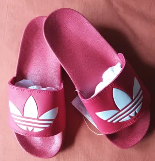 Chanclas Adidas Rojo