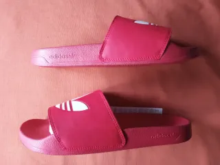 Chanclas Adidas Rojo