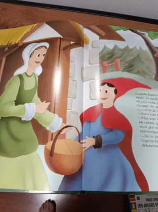 Cuento Caperucita Roja vintage