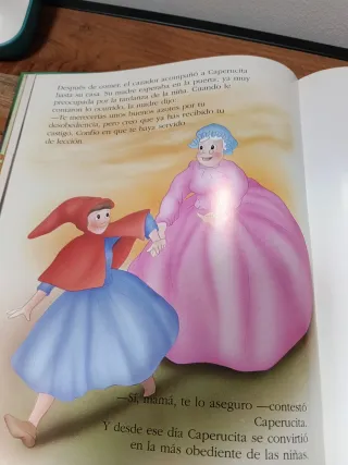 Cuento Caperucita Roja vintage